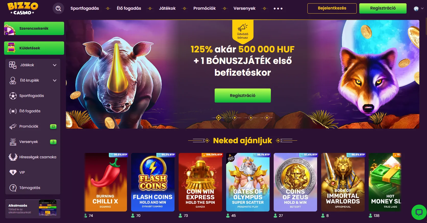 Bizzo Casino bónusz ajánlatok és exkluzív promóciók üdvözlő csomagok Bizzo Casino bónusz ajánlatok és exkluzív promóciók