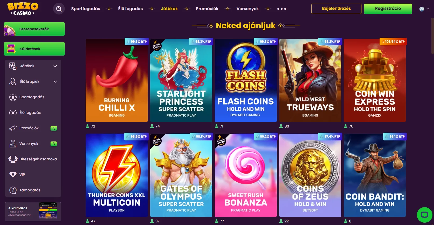 Bizzo Casino klasszikus asztali játékok valódi kaszinó élménnyel rulett és blackjack Bizzo Casino klasszikus asztali játékok valódi kaszinó élménnyel